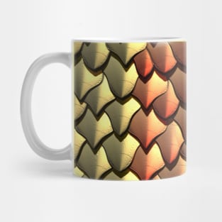 Golden Dragon Scales Mug